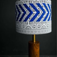 Ajrak Lamp - White