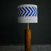 Ajrak Lamp - White