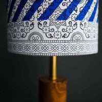 Ajrak Lamp - White