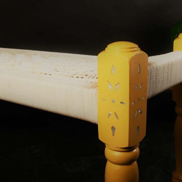 Charpai Bench - Wooden