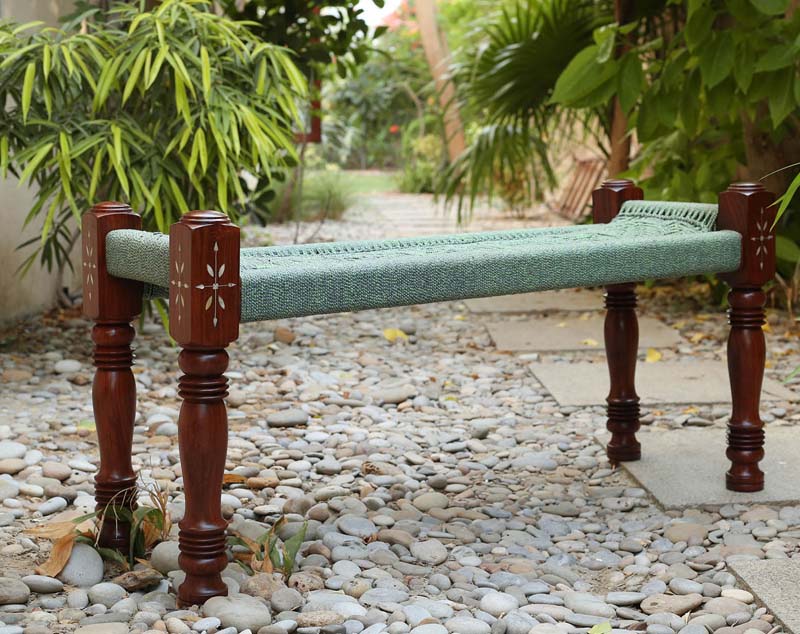 Charpai Bench - Wooden