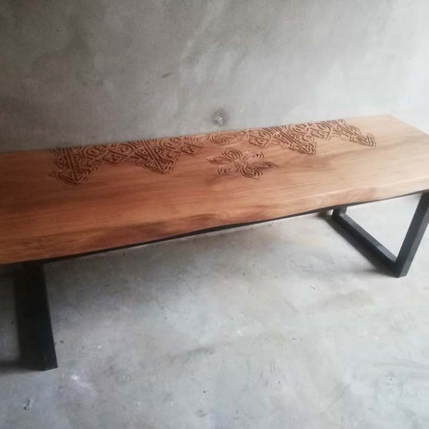 Panr Bench - Live edge