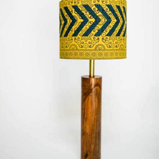 Ajrak Lamp - Yellow